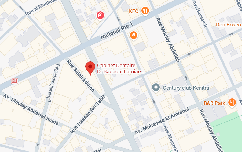 Localisation Google Maps Dr Badaoui
